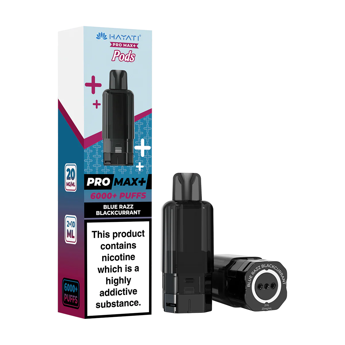 Blue Razz Blackcurrant Hayati Pro Max+ Refill Pack