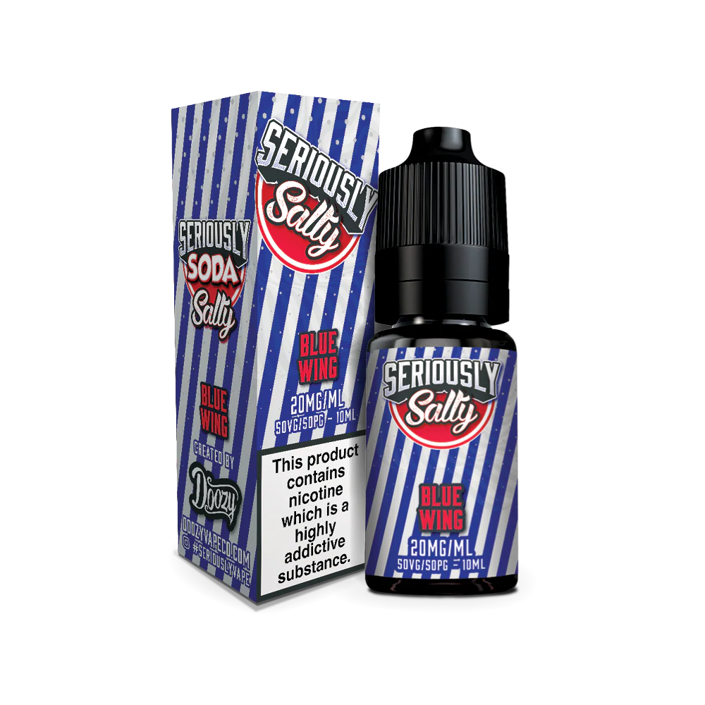 Blue Wing Nic Salt by Seriously Soda Salts 10ml