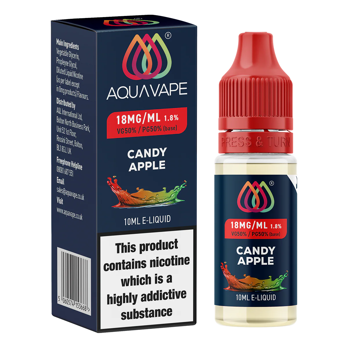 Candy Apple E-Liquid by Aquavape - 10ml
