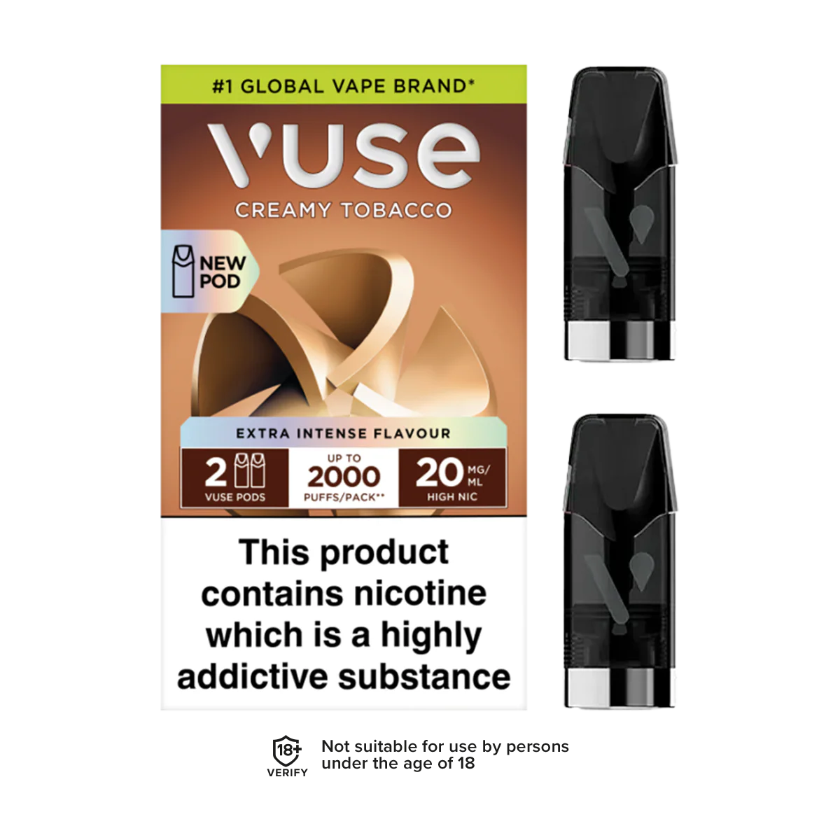 Creamy Tobacco Vuse Pro Pods