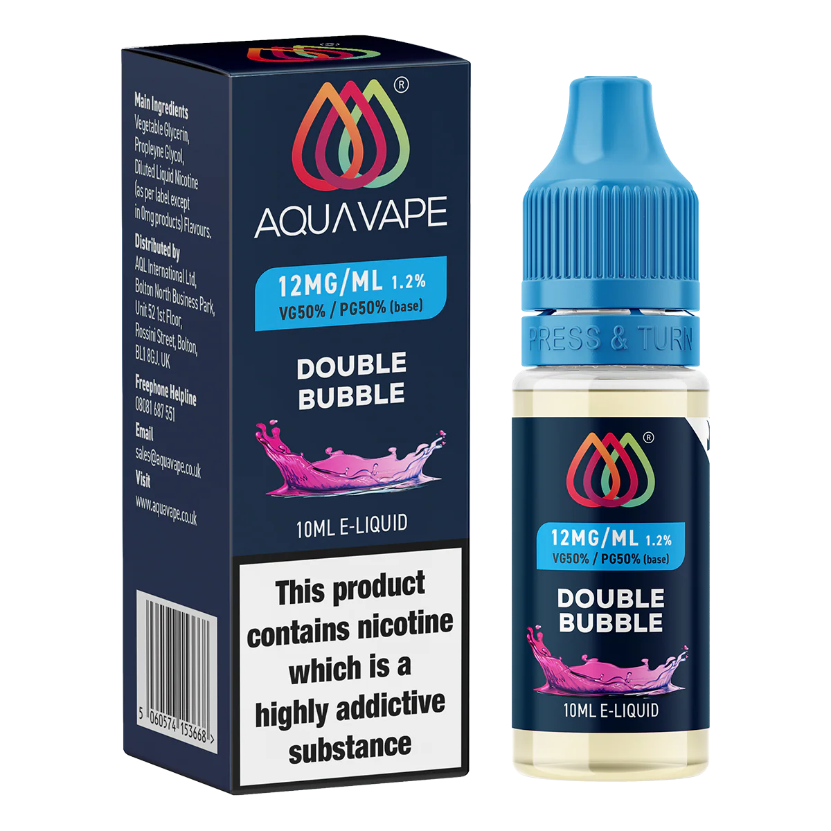 Double Bubble E-Liquid by Aquavape - 10ml