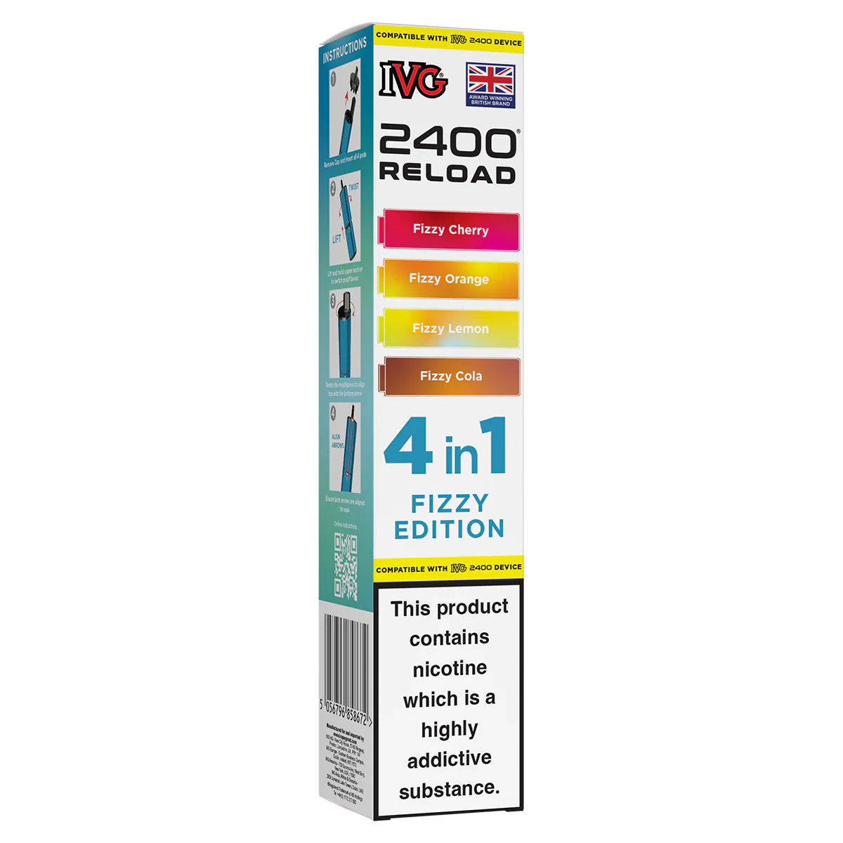 Fizzy Edition IVG 2400 Refill Pods