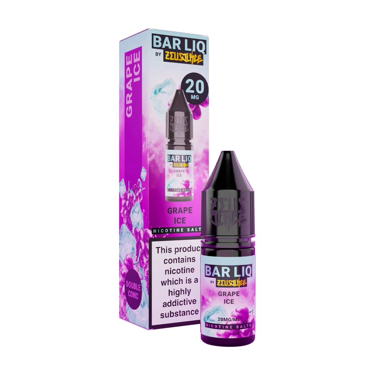 Grape Ice Zeus Juice Bar Liq Nic Salt
