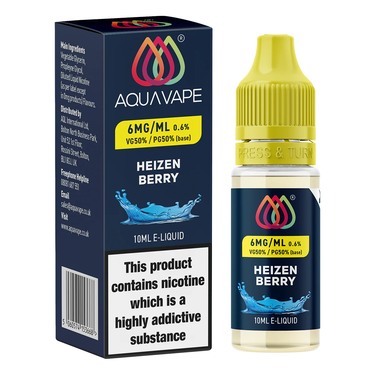 Heizenberry E-Liquid by Aquavape - 10ml - Image 2