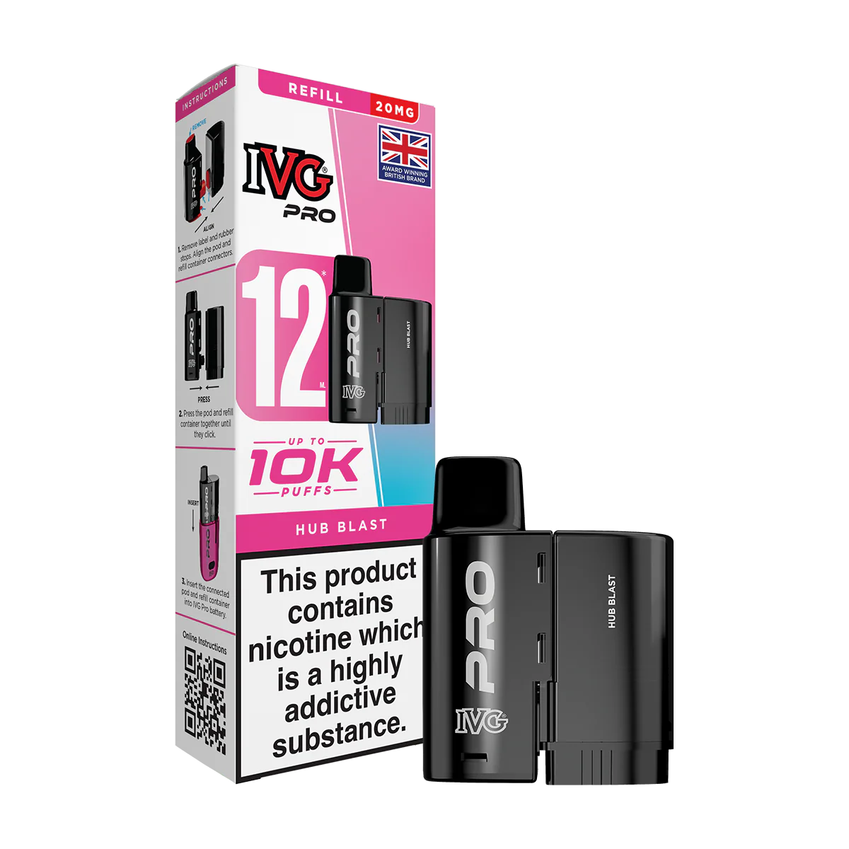 Hub Blast IVG Pro 12 Refill Pack
