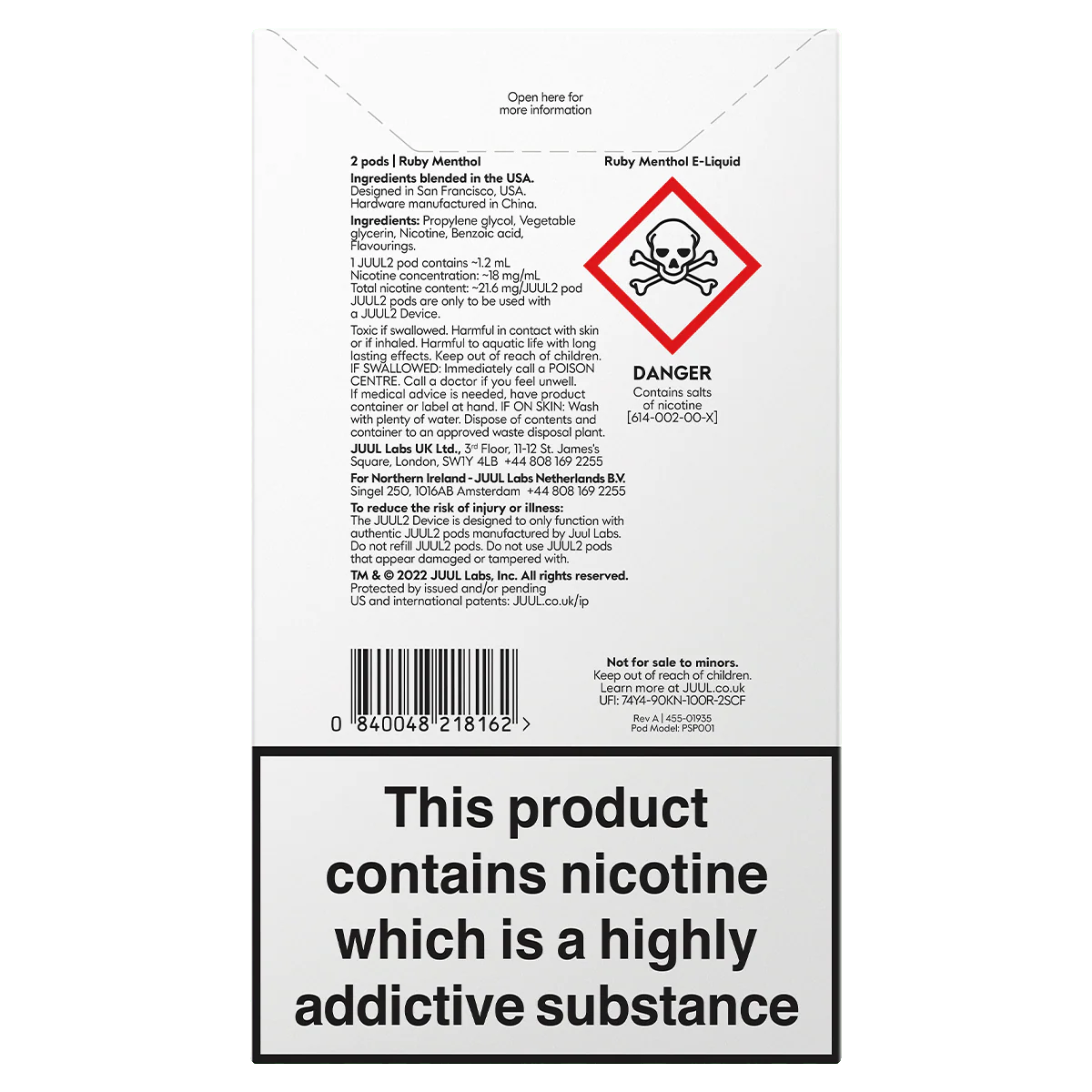 JUUL2 Ruby Menthol (Pack of 2) - Image 2