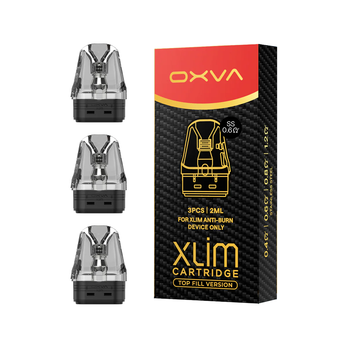 OXVA Xlim Stainless Steel Pod - Image 2