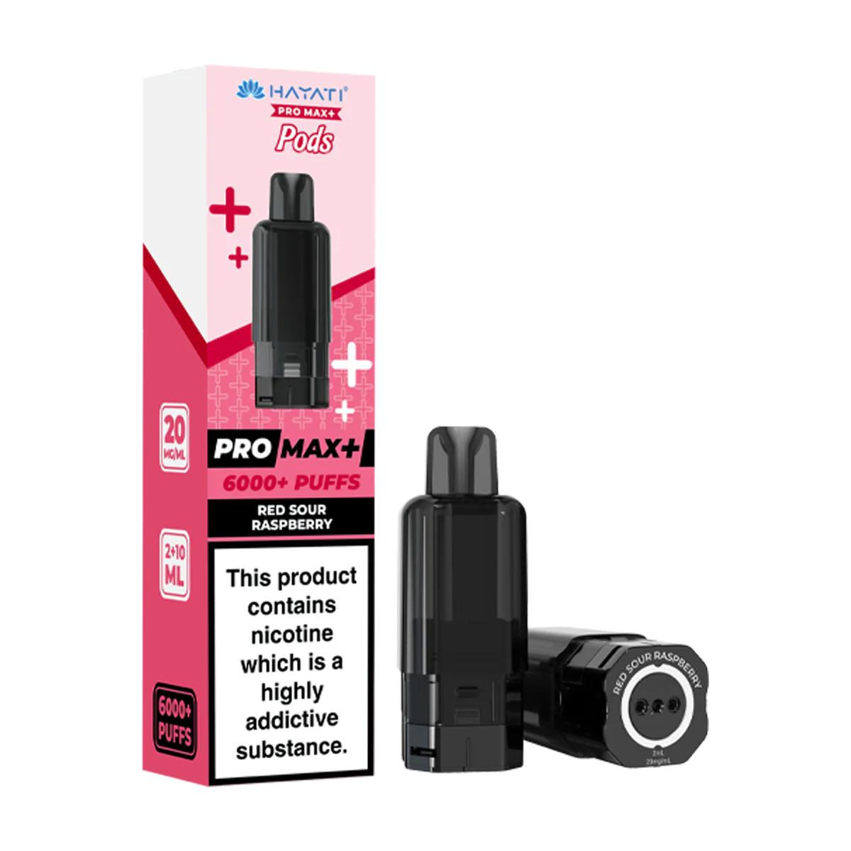 Red Sour Raspberry Hayati Pro Max+ Refill Pack