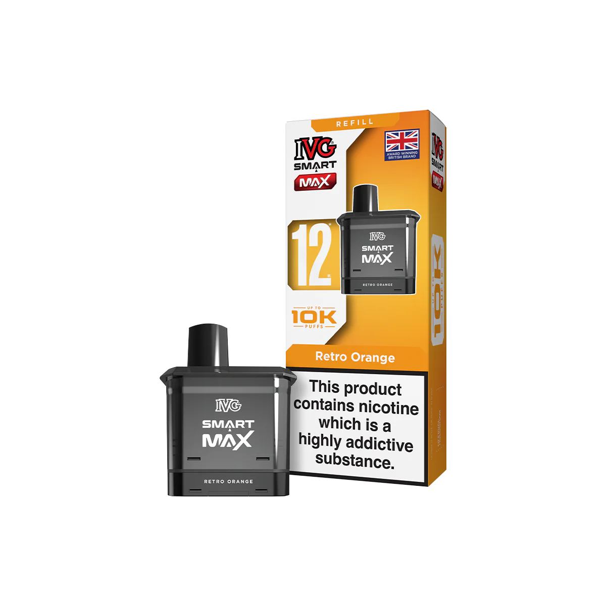 Retro Orange IVG Smart Max Refill Pack