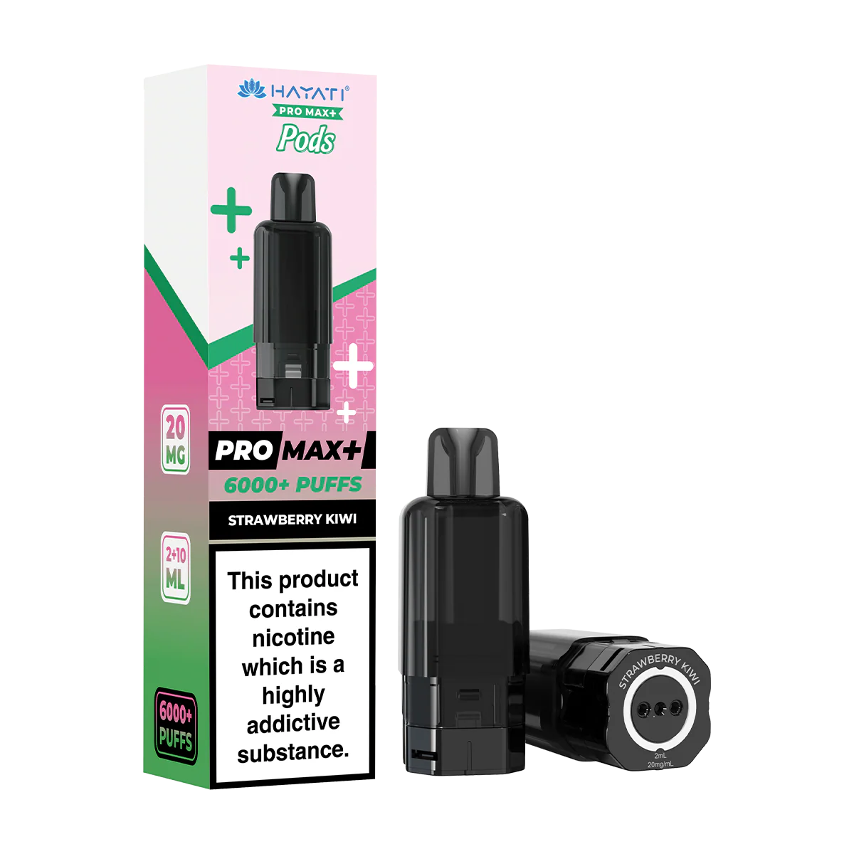 Strawberry Kiwi Hayati Pro Max+ Refill Pack