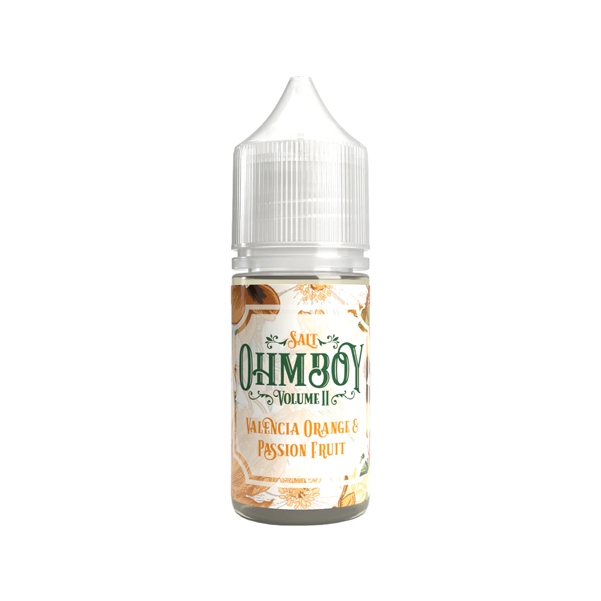 Valencia Orange and Passion Fruit Nic Salt E-Liquid by Ohm Boy Volume II