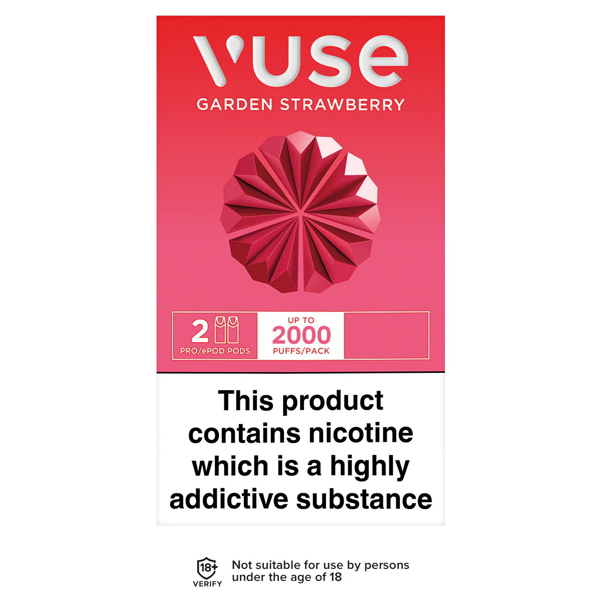 Vuse Pro Pods vPro Garden Strawberry - 12mg