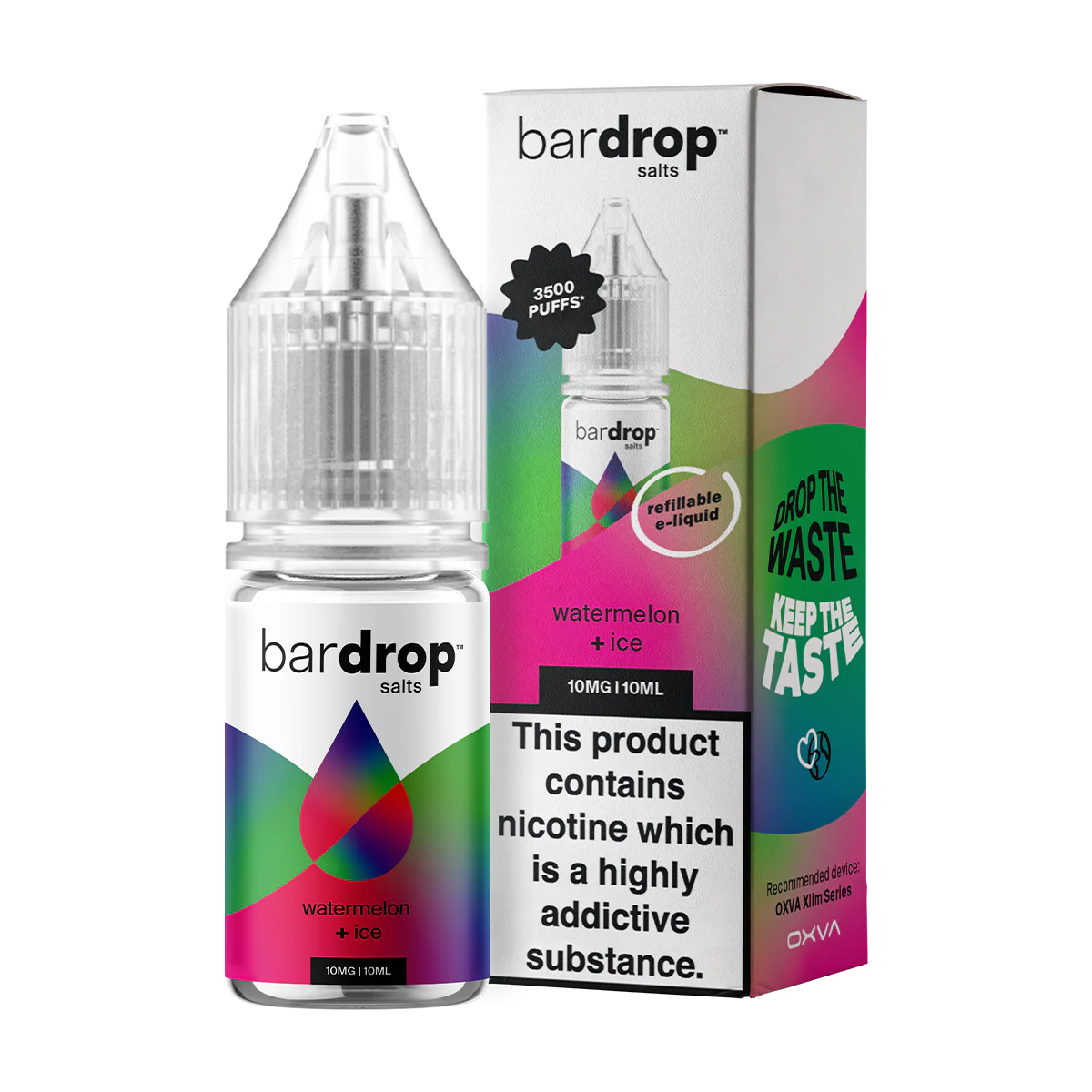 Watermelon Ice Nic Salt by Bar Drop