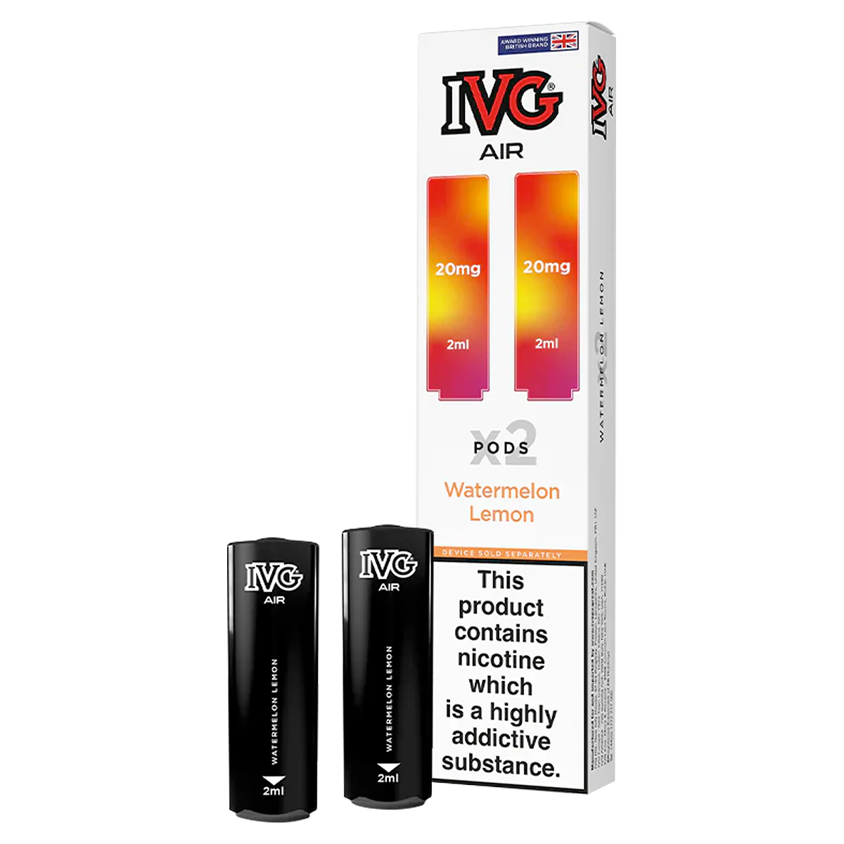 Watermelon Lemon IVG Air Replacement Pods